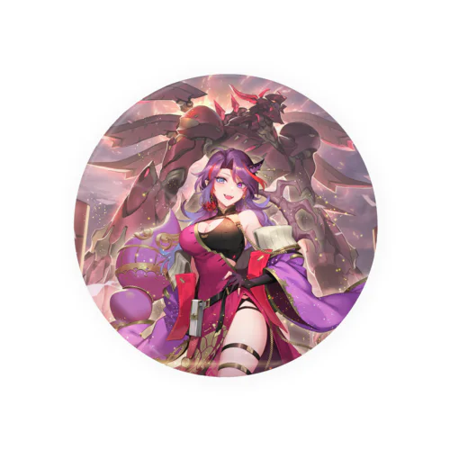 槐月スーヴァ様_illustration by 中村エイト Tin Badge