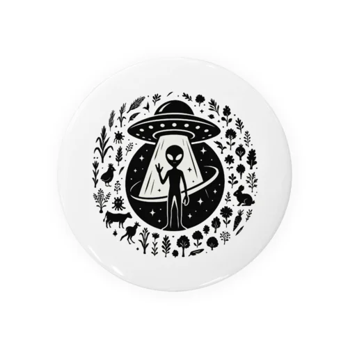 I love Alien Tin Badge