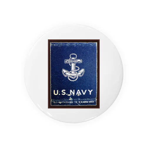 U.S.NAVY (Dark Blue) 缶バッジ