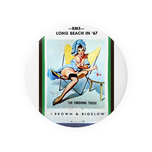 LONG BEACH IN '67 Tin Badge