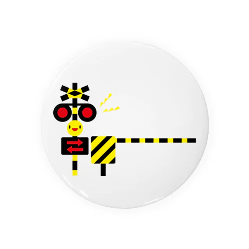 ふみきりくん Tin Badge