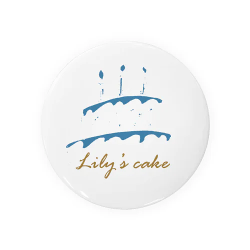 Lily's cake Tin Badge