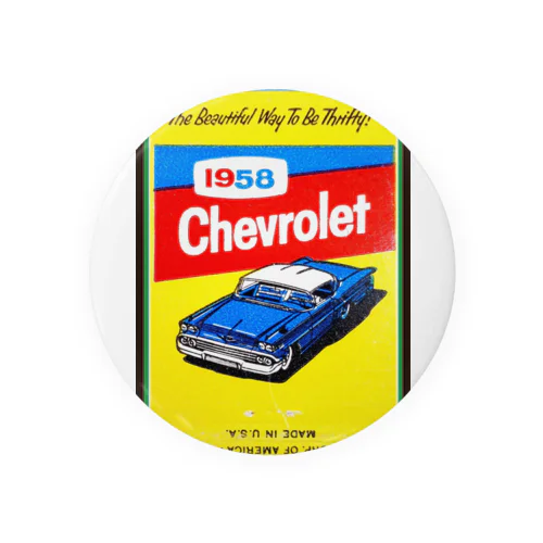 1958 Chevrolet Tin Badge