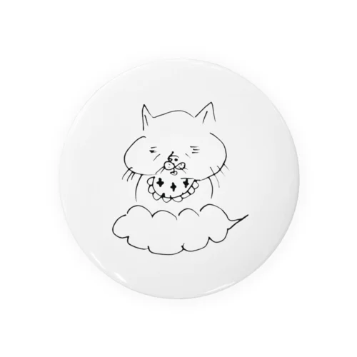 わしねこ　ばあちゃん Tin Badge