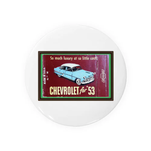 CHEVROLET for '53 缶バッジ