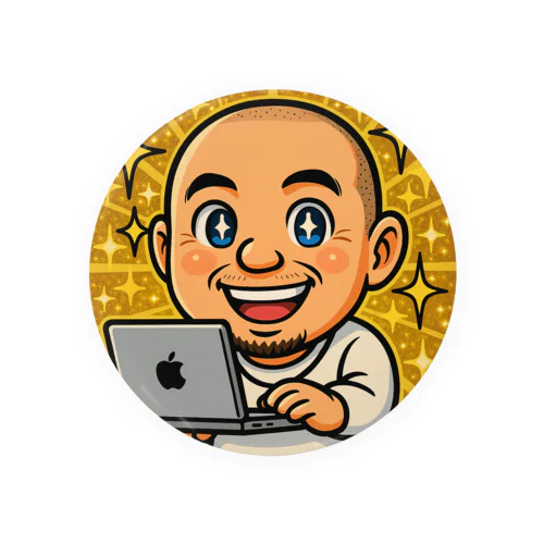 ぱげるくん Tin Badge