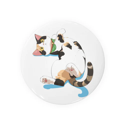 へそ天　まおまお Tin Badge