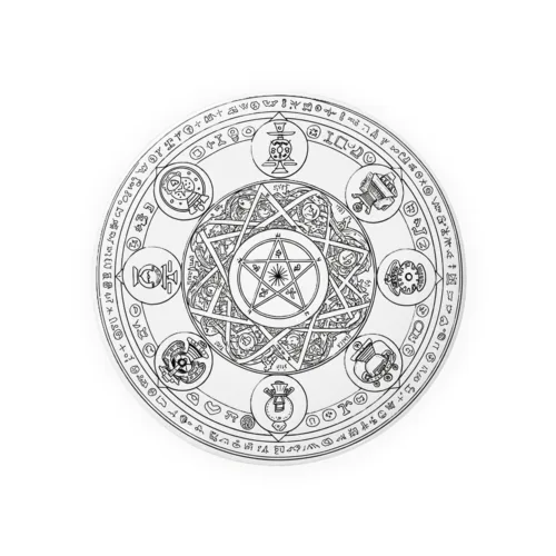 お好きな場所にパワースポット（Sacred Site Sticker） Tin Badge