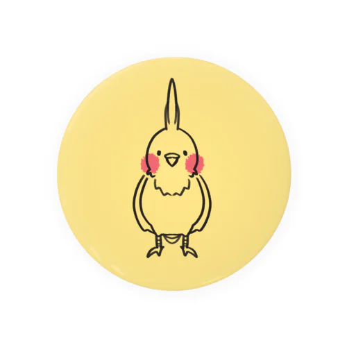 オカメインコ Tin Badge