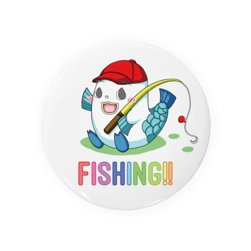 FISHING!!やまろん 缶バッジ