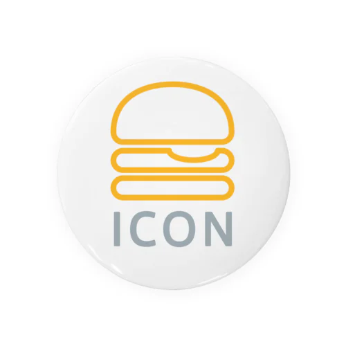 ICONロゴ Tin Badge