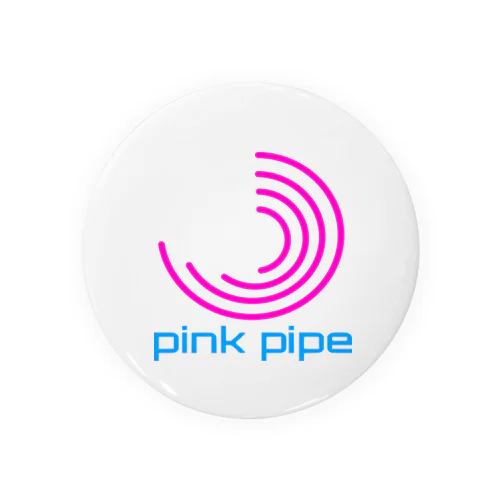 PINK PIPEロゴマーク 缶バッジ