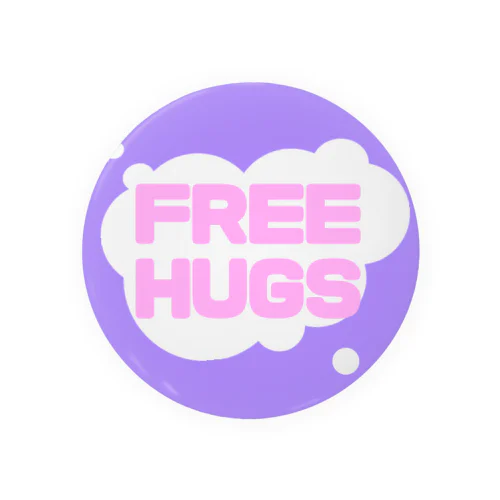 FREE HUGS(フリーハグ) Tin Badge