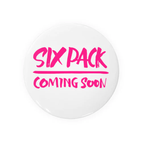 SIXPACK COMING SOON 缶バッジ