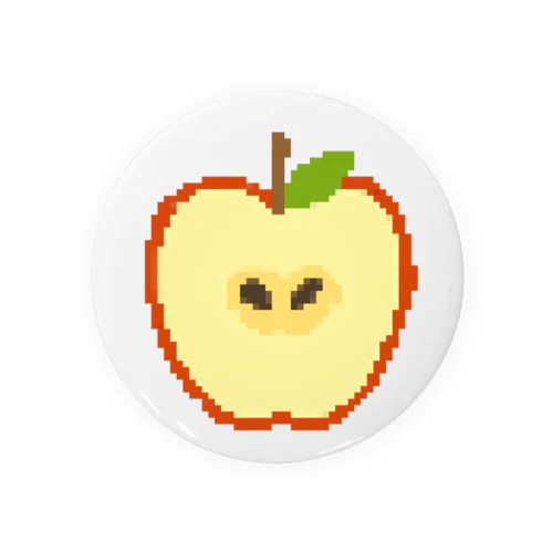 ドット絵りんご Tin Badge