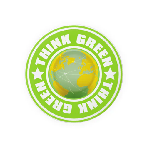 Think_Green Tin Badge