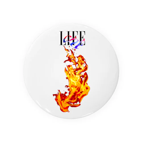 LIFE×fire Tin Badge