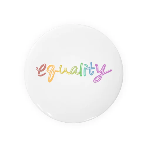 equality 缶バッジ