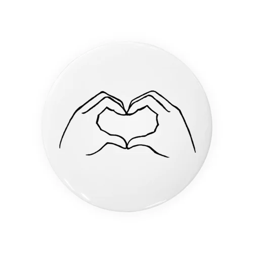 Heart Tin Badge