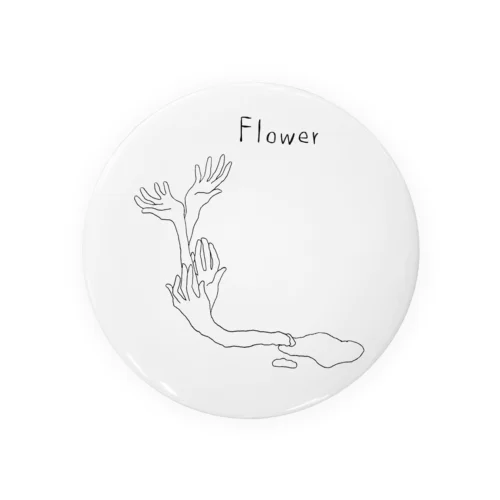 Flower Tin Badge