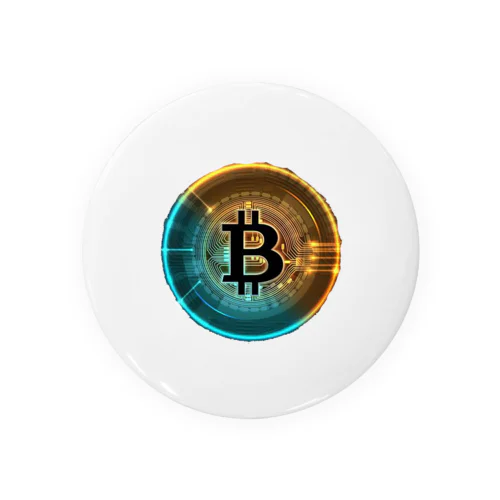 Bitcoin ビットコイン BTC  Tin Badge