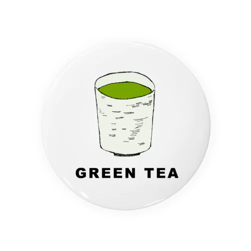 ジャパニーズスピリッツデザイン「緑茶」 缶バッジ
