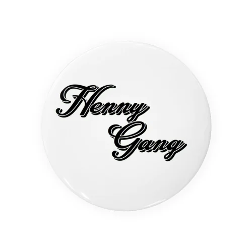 hennygang ロゴ 缶バッジ