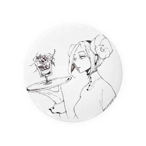 架空パフェ庵[夢喰の羊] Tin Badge