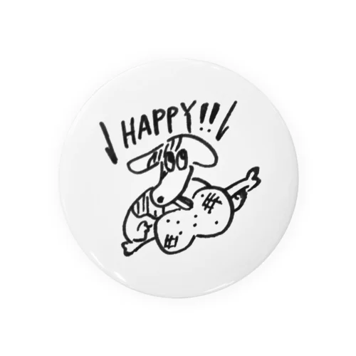 happy犬 Tin Badge