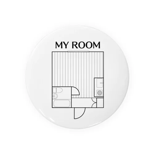 MY ROOM（洋室） Tin Badge