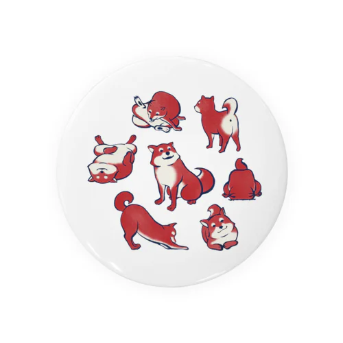 【日本レトロ#18】柴犬 Tin Badge