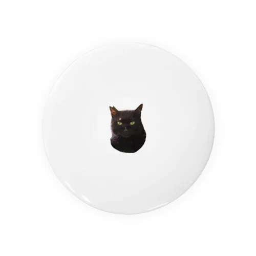 neko_black Tin Badge