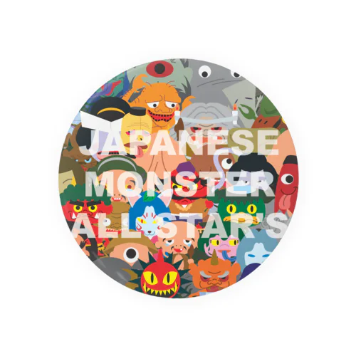 JAPANESE MONSTER ALL STAR'S Tin Badge