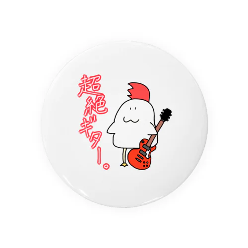 ギタリストの鳥ちゃん Tin Badge