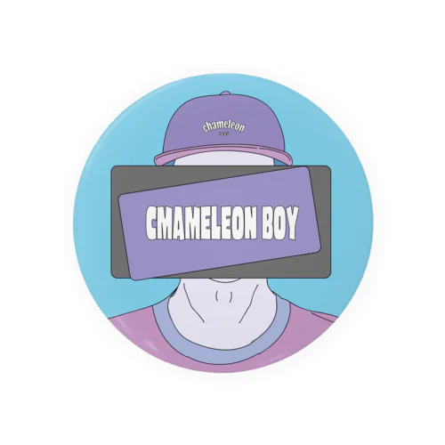 CHAMELEON BOY Tin Badge
