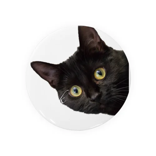 黒猫の目 Tin Badge