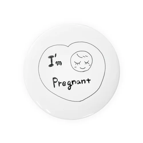 Ｉ'm pregnant🤰 缶バッジ