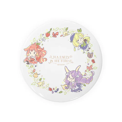 Mini TEA-PARTY Tin Badge