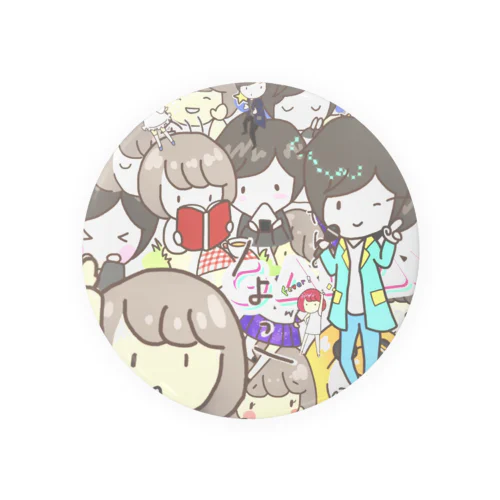 ぼぶちゃんせっとちゃんがいっぱい Tin Badge