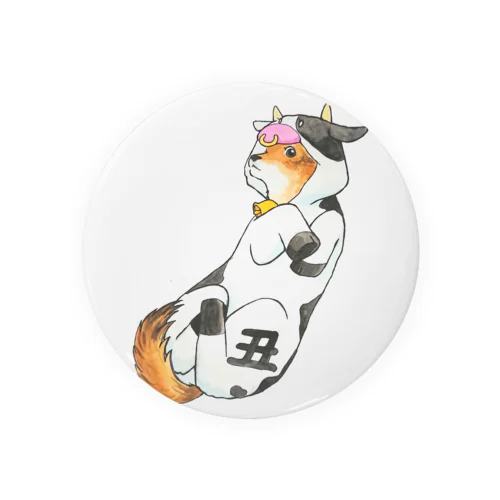 うしきぐるみのしばいぬ Tin Badge