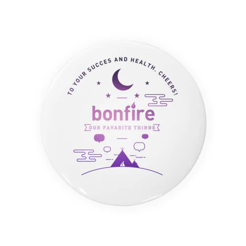 bonfire 缶バッジ