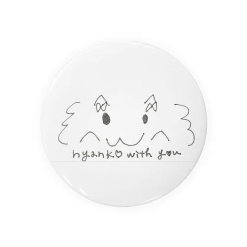 nyanko Tin Badge