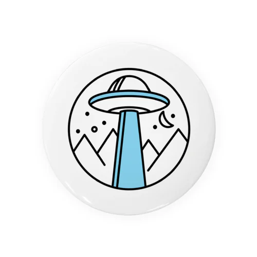 UFO Tin Badge