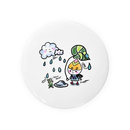 Tsubomiちゃん　雨も大好きシリーズ　W Tin Badge