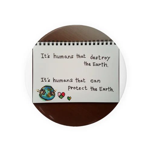 Earth Tin Badge