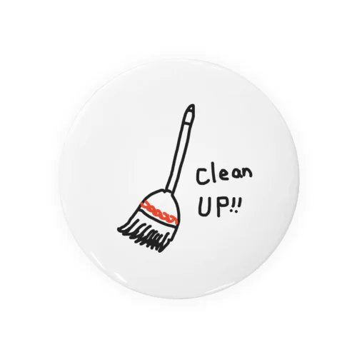 Clean up  Tin Badge