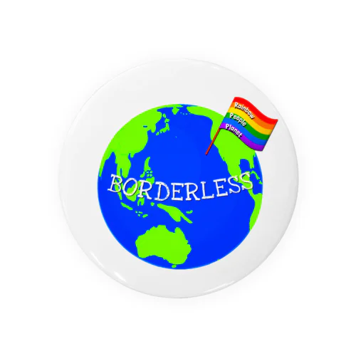 BORDERLESS Tin Badge