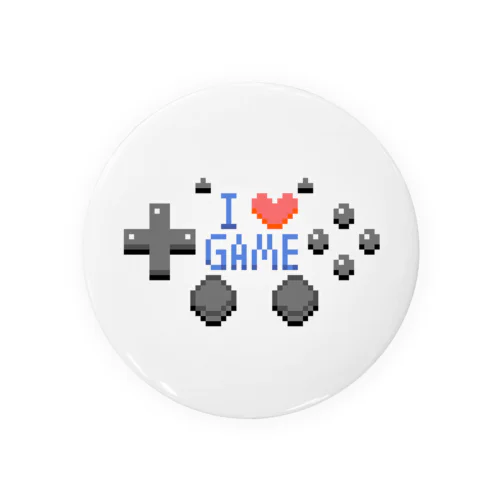 I LOVE GAME Tin Badge