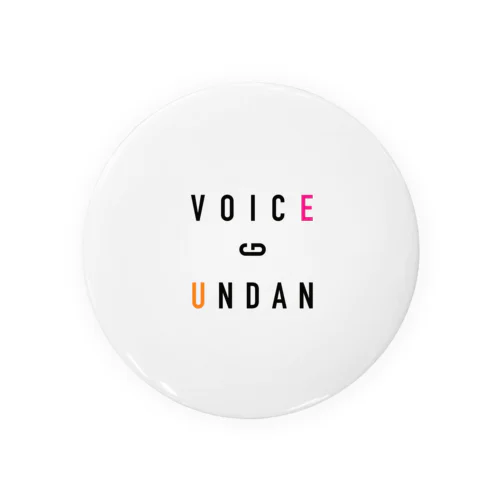 voice no item Tin Badge