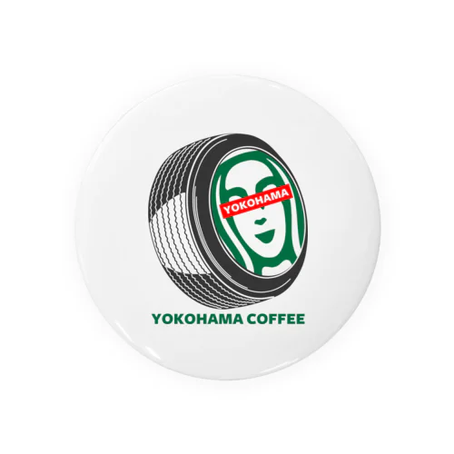 YOKOHAMA COFFEE Tin Badge